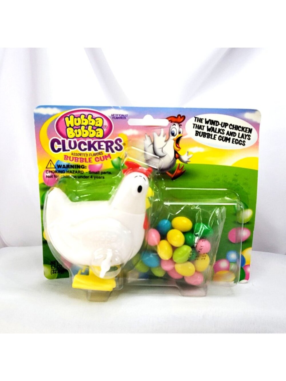 Hubba Bubba Cluckers Wind Up Chicken Bubble Gum Dispenser - Picture 8 of 8